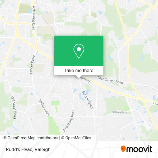 Rudd's Hvac map