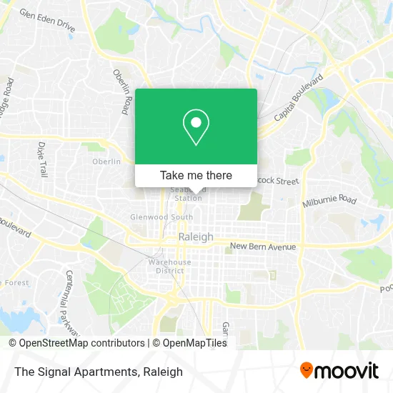 The Signal Apartments map