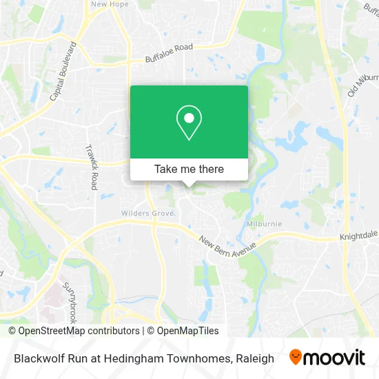 Blackwolf Run at Hedingham Townhomes map