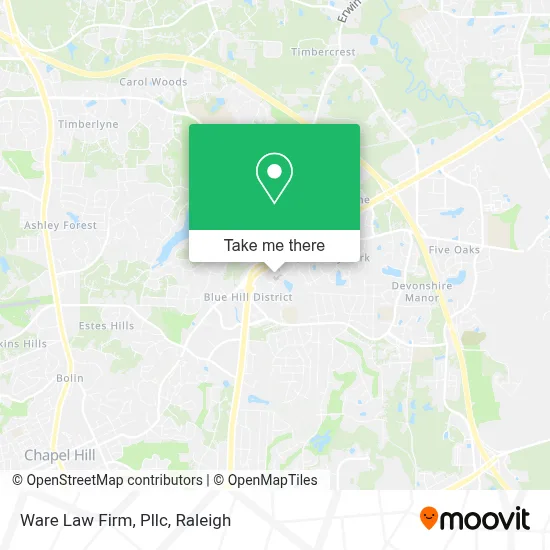 Ware Law Firm, Pllc map
