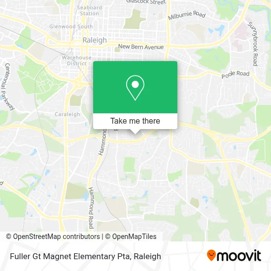 Fuller Gt Magnet Elementary Pta map