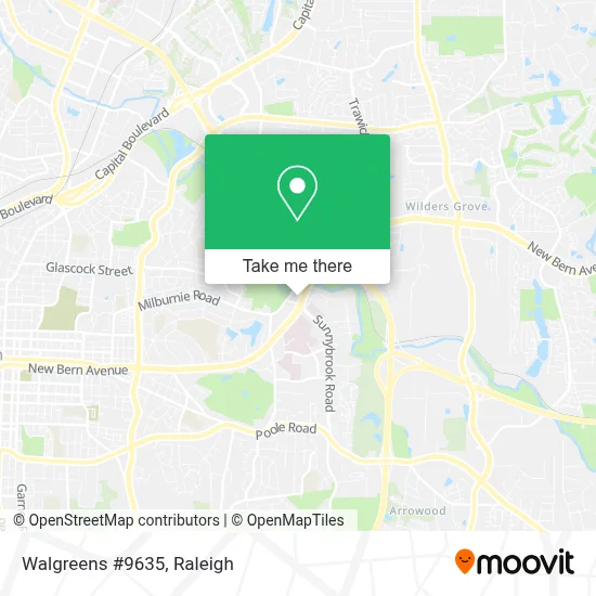 Walgreens #9635 map