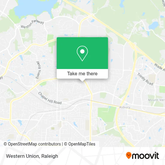 Western Union map