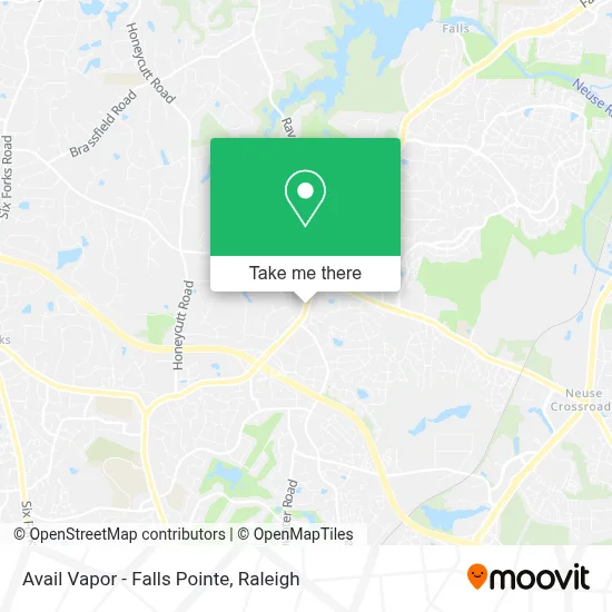 Avail Vapor - Falls Pointe map