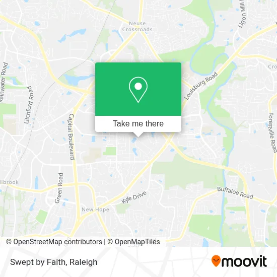 Swept by Faith map