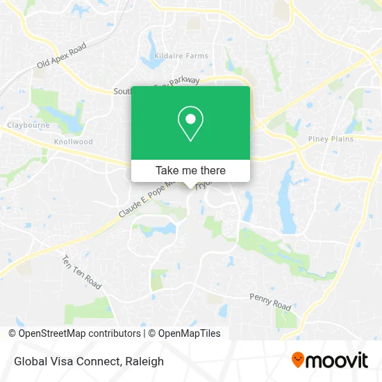 Global Visa Connect map