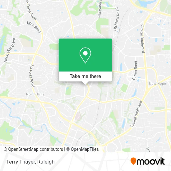 Terry Thayer map