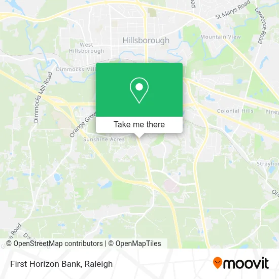 First Horizon Bank map