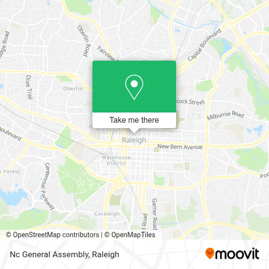 Nc General Assembly map