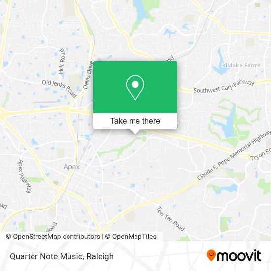 Quarter Note Music map