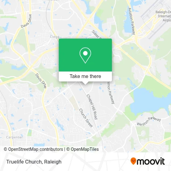 Truelife Church map
