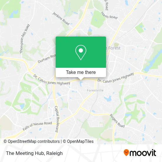 The Meeting Hub map