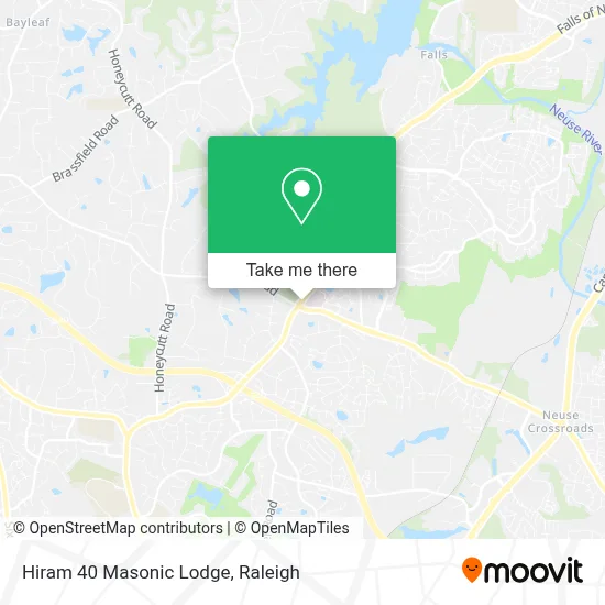 Hiram 40 Masonic Lodge map