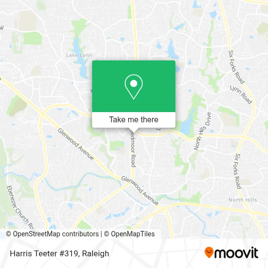 Harris Teeter #319 map