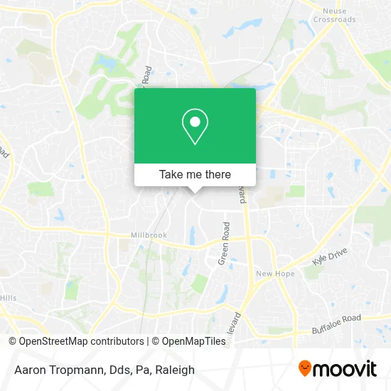 Aaron Tropmann, Dds, Pa map