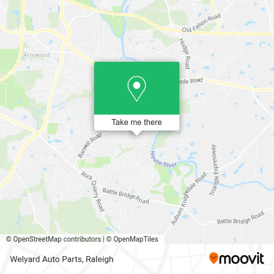 Welyard Auto Parts map