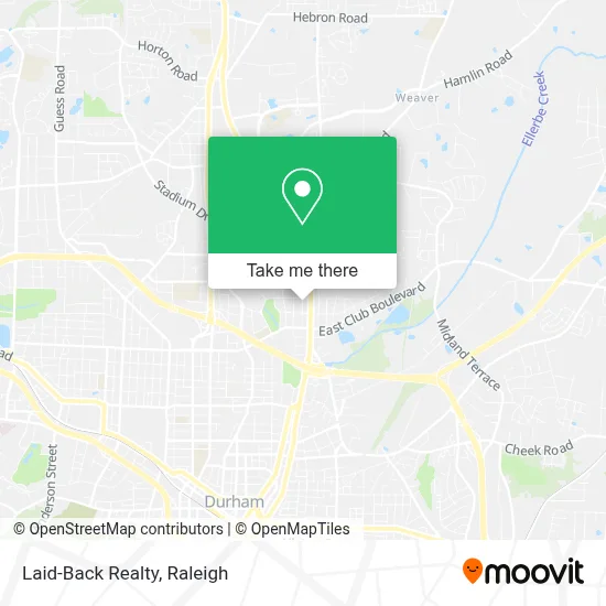 Laid-Back Realty map