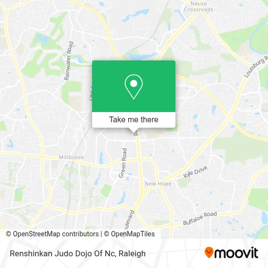 Renshinkan Judo Dojo Of Nc map