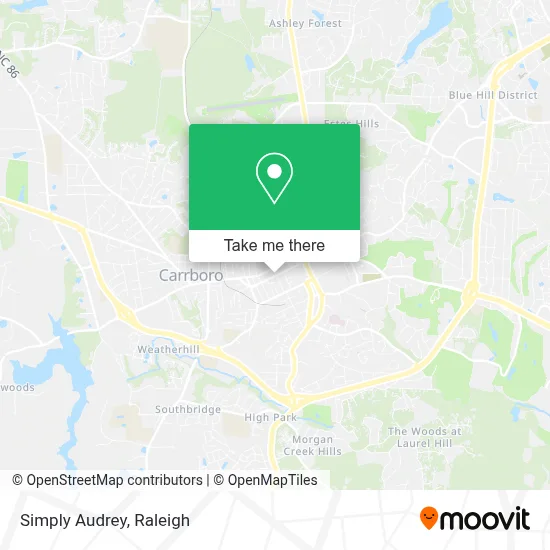 Simply Audrey map