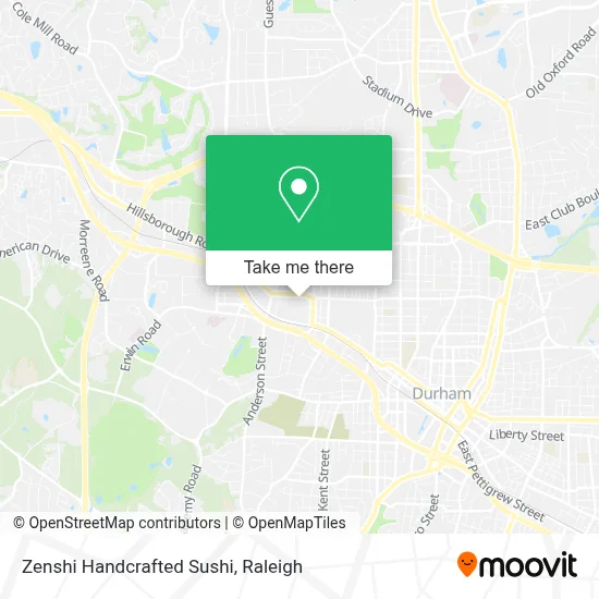 Zenshi Handcrafted Sushi map
