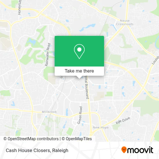 Cash House Closers map