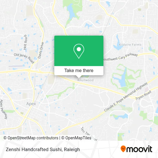 Zenshi Handcrafted Sushi map