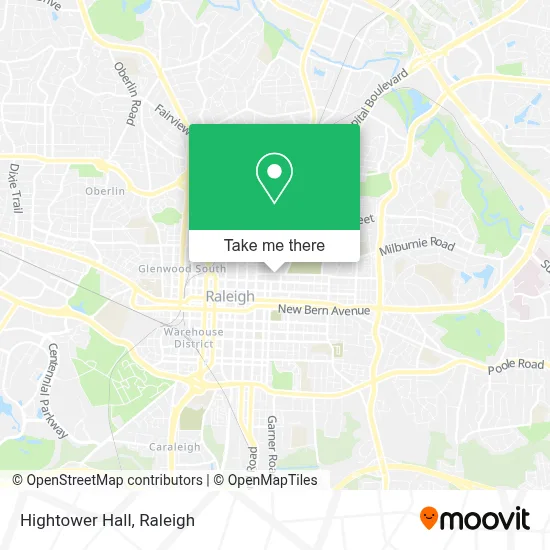 Hightower Hall map