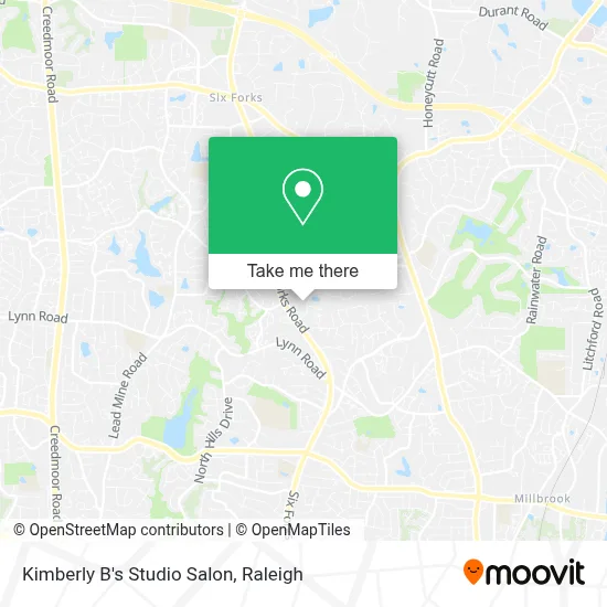 Kimberly B's Studio Salon map