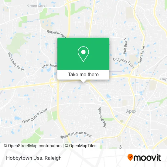 Hobbytown Usa map