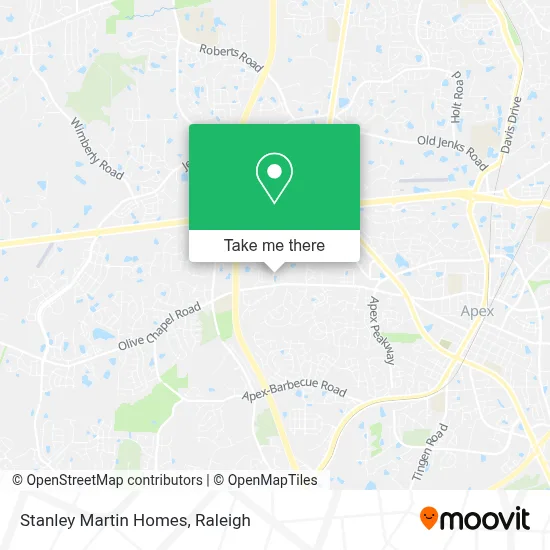 Stanley Martin Homes map