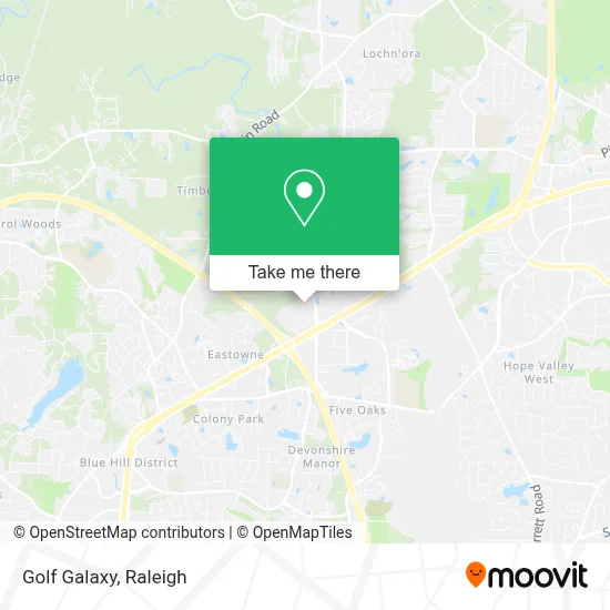 Golf Galaxy map