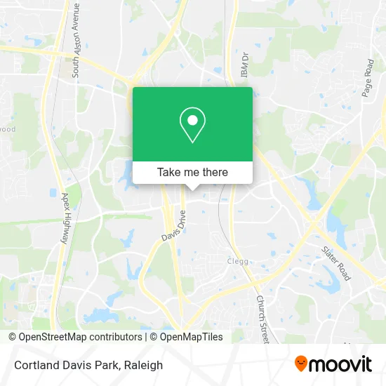 Cortland Davis Park map