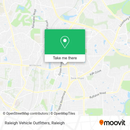 Raleigh Vehicle Outfitters map