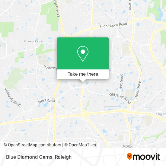 Blue Diamond Gems map