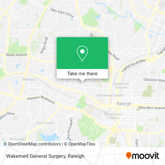 Wakemed General Surgery map
