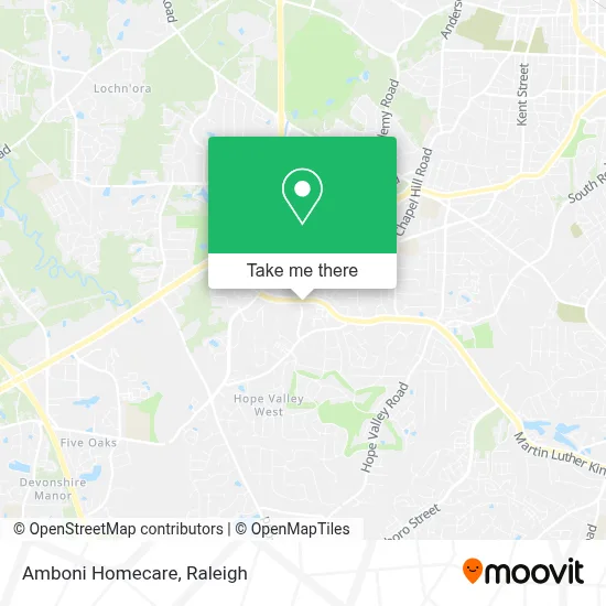 Amboni Homecare map