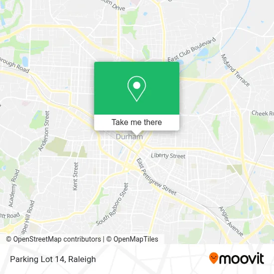 Parking Lot 14 map