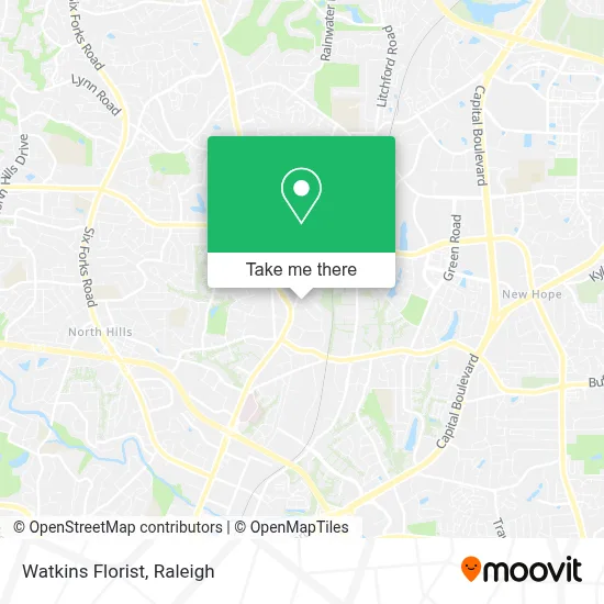 Watkins Florist map