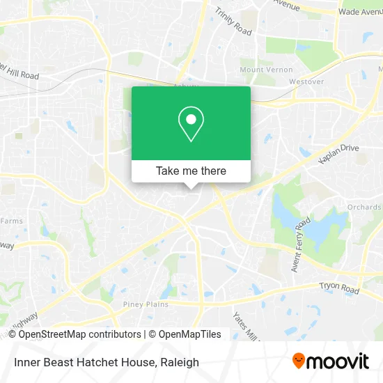 Inner Beast Hatchet House map