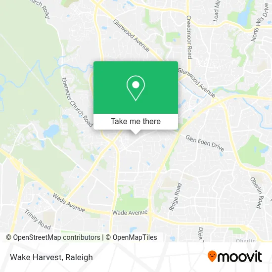 Wake Harvest map