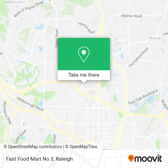 Fast Food Mart No 3 map