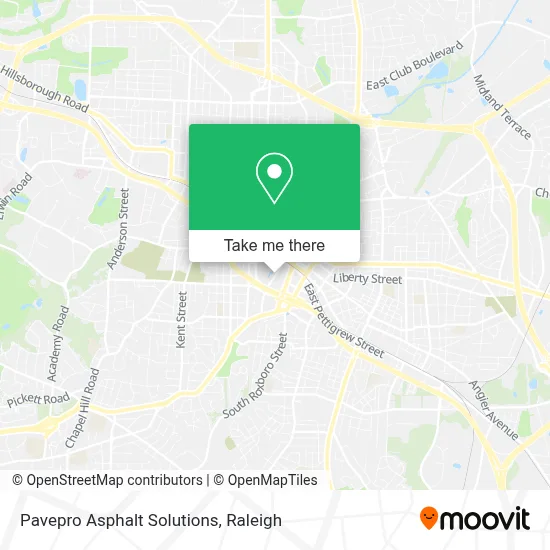 Pavepro Asphalt Solutions map