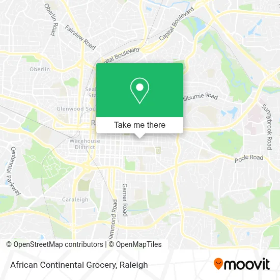 African Continental Grocery map