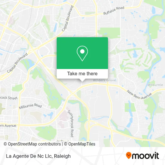 La Agente De Nc Llc map
