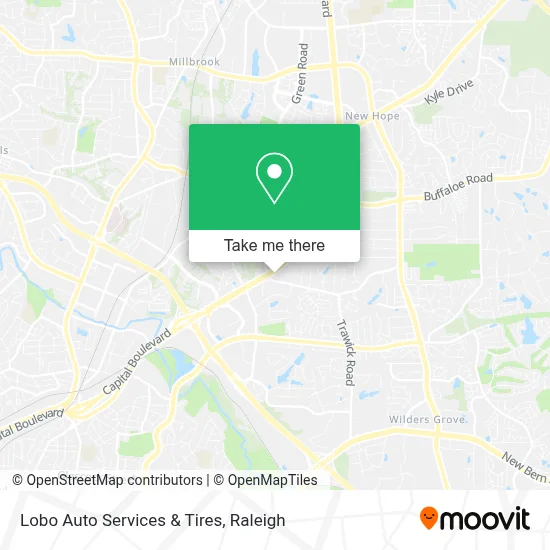 Lobo Auto Services & Tires map