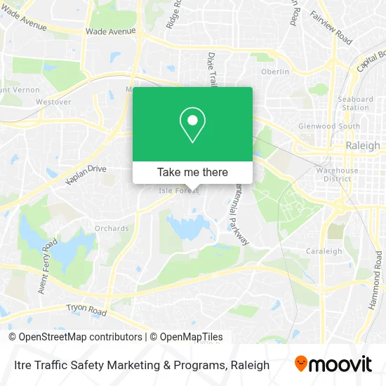 Itre Traffic Safety Marketing & Programs map