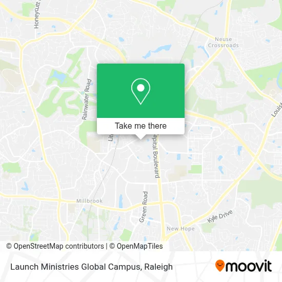 Launch Ministries Global Campus map