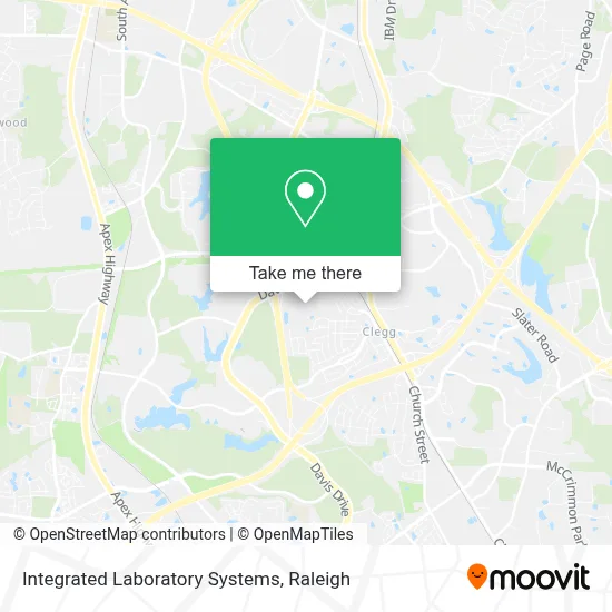 Mapa de Integrated Laboratory Systems