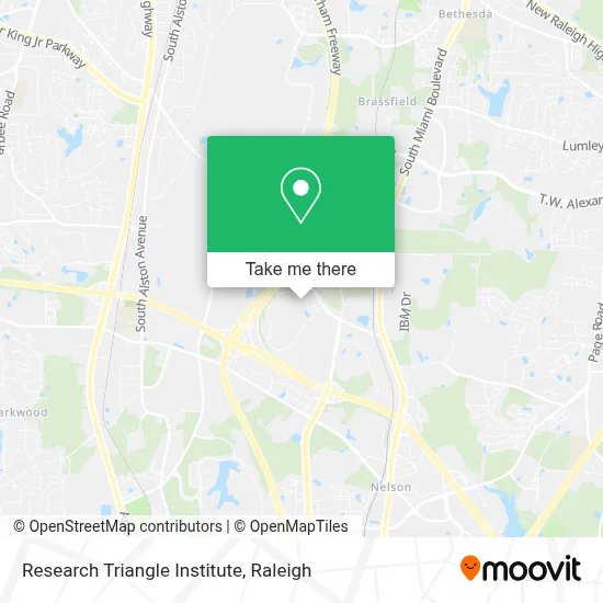 Research Triangle Institute map