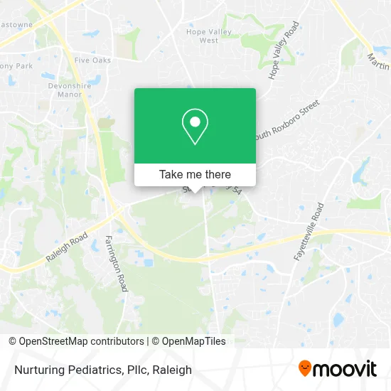 Nurturing Pediatrics, Pllc map